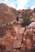 10-rap_1,120_feet-Richard_belaying-guiding_while_Steve_Allen_descends