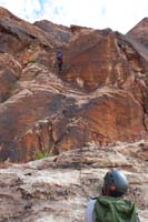 32-rap_3-Luba_rappelling_while_Steve_belays