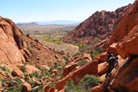 52-scrambling_back_to_Kraft_Mountain_parking_lot_via_Ash_Canyon