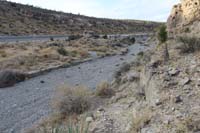 08-unmaintained_alternate_trail_reaches_a_wash-option_to_connect_to_Kyle_Canyon_Rd