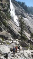 28-Susan_Candance_Chris_with_Nevada_Falls_in_background