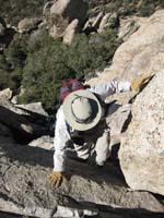 36-I_am_climbing_the_final_slab_to_the_top