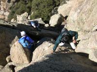 46-Nick_Bill_and_Jorge_head_down_steep_granite_slab