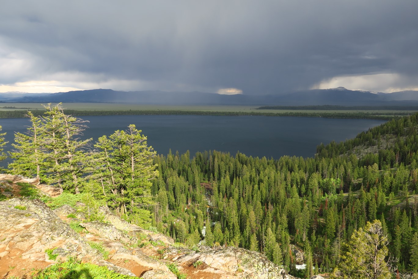 53-Inspiration_Point,7200_ft-raining_on_Jenny_Lake