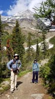 035-Daddy_and_Kenny_on_the_trail_in_area_of_Plain_of_Six_Glaciers_Tea_House